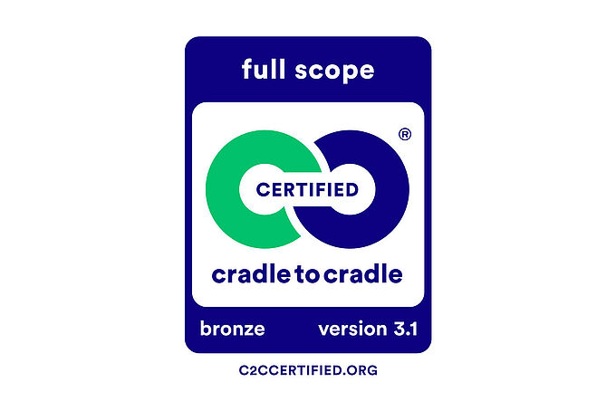 A Milestone for the future: Cradle to Cradle Certified® Bronze A Milestone for the future: Cradle to Cradle Certified® Bronze